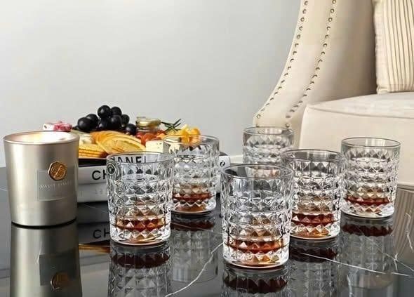 Bộ 6 cốc Pha lê cao cấp Bohemia Diamond Tumber 230ml - sang trọng, đẳng cấp