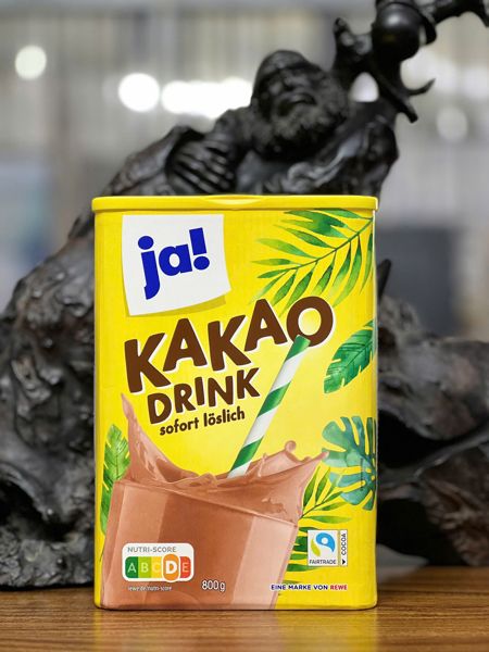 Bột cacao hòa tan Ja! Kakao Drink 800g - Thức uống thơm ngon chuẩn Đức cho cả gia đình!