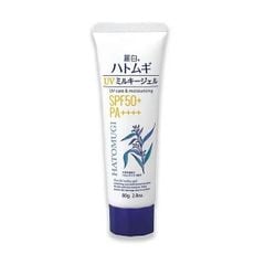 Kem Chống Nắng Hatomugi Ý Dĩ SPF50+ PA++++ 80g – Dưỡng Ẩm, Bảo Vệ Da Hằng Ngày