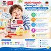 Viên Nhai Doppelherz Aktiv Multivitamin + Omega-3 Kids 27 Gel Tabs – Bổ Sung Vitamin, DHA & Omega-3 Cho Trẻ Em