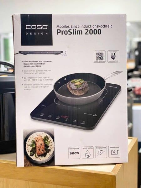 Bếp từ đơn CASO ProSlim 2000 – Siêu mỏng, nấu nhanh, tiện dụng