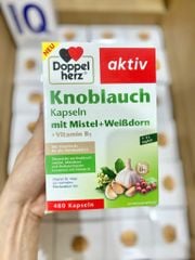 Viên nang tỏi cô đặc Doppelherz Knoblauch - 480v - mẫu mới