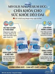 Viên Uống Magie Mivolis 300 Viên – Hỗ Trợ Cơ Bắp, Thần Kinh