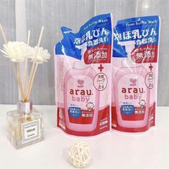 Nước rửa bình Arau baby Nhật dạng túi 450ml