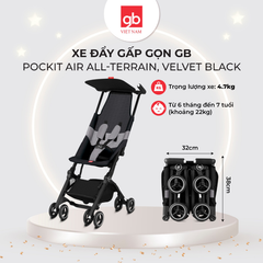 Xe đẩy gấp gọn GB Pockit Air All Terrain Đức