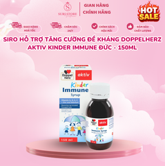 Siro hỗ trợ tăng cường đề kháng Doppelherz Aktiv Kinder Immune Đức - 150ml