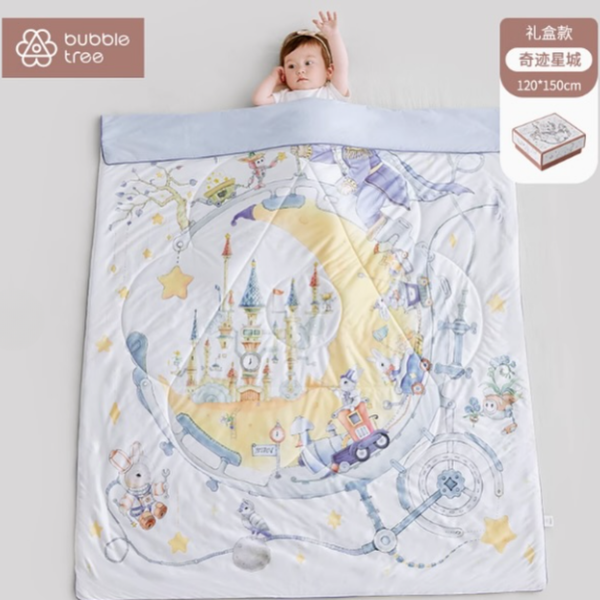  Chăn lụa Bubble tree 