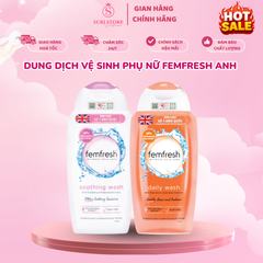 Dung dịch vệ sinh phụ nữ Femfresh Anh - 250ml