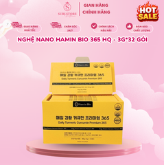 Nghệ nano Hamin Bio 365 HQ - 3g*32 gói