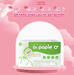 Dr.Papie Khăn lau hạ sốt 5c/hộp