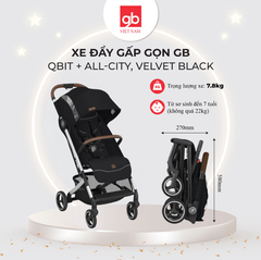 Xe đẩy gấp gọn GB Qbit All City Colors Fashion Edition Đức