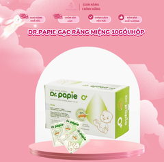 Dr.Papie Gạc răng miệng 10gói/hộp