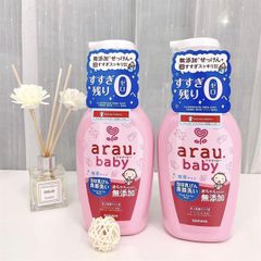 Nước rửa bình Arau baby Nhật dạng chai 500ml