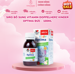 Siro bổ sung vitamin Doppelherz Kinder Optima Đức - 100ml