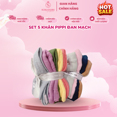 Set 5 khăn Pippi Đan Mạch
