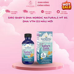 Siro Baby's DHA Nordic Naturals Mỹ bs DHA vtm D3 mẫu mới