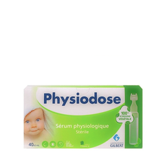 Set 4 hộp Nước muối sinh lý Physiodose Pháp 40 ống*4h