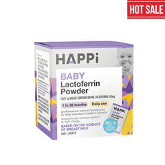 Men Happi Baby Lactoferrin Power Úc (Freeship từ 3 hộp)