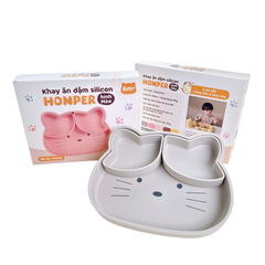 Khay ăn dặm silicone mèo Honper TQ