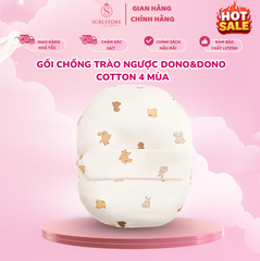 Gối chống trào ngược Dono&dono cotton 4 mùa HQ