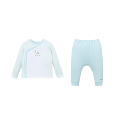 Nous Bộ dài cài lệch trắng phối màu Petit - NB