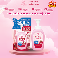 Nước rửa bình Arau baby Nhật Bản