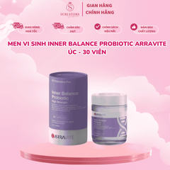 Men vi sinh Inner Balance Probiotic Arravite Úc 20 tỷ lợi khuẩn - 30 viên