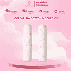 Gối ôm lụa cotton Mochee VN Random - Êm Ái Như Vòng Tay Mẹ, Giúp Bé Ngủ Sâu Giấc