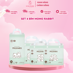 Set 4 bỉm Momo Rabbit