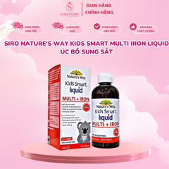 Siro Nature's Way Kids Smart Multi Iron Liquid Úc bổ sung sắt - 200ml