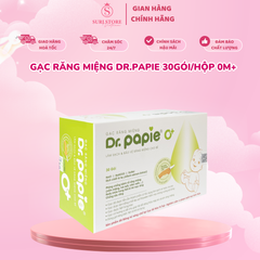 Gạc răng miệng Dr.Papie 30gói/hộp 0M+