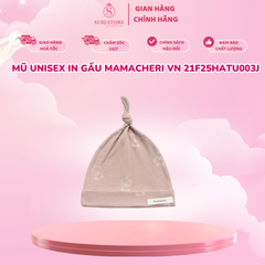Mũ unisex in gấu Mamacheri VN 21F25HATU003J