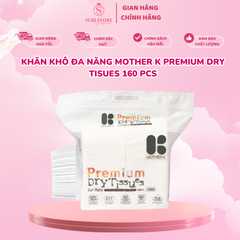 Khăn khô đa năng Mother K Premium Dry Tisues 160 pcs