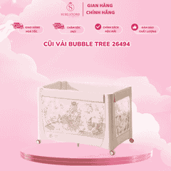 Cũi Vải Bubble Tree Gấp Gọn Đa Năng Cho Bé