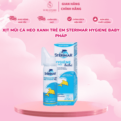 Xịt mũi cá heo xanh trẻ em Sterimar Hygiene Baby Pháp