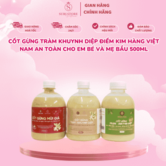 Cốt gừng tràm khuynh diệp Điềm Kim hàng Việt Nam an toàn cho em bé và mẹ bầu 500ml