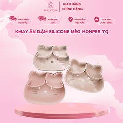 Khay ăn dặm silicone mèo Honper TQ