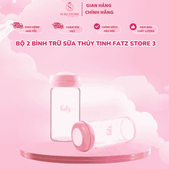 Bộ 2 bình trữ sữa thủy tinh Fatz Store 3