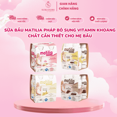 Sữa bầu Matilia Pháp bỏ sung vitamin khoáng chất cần thiết cho mẹ bầu (Lốc 4h x 200ml)