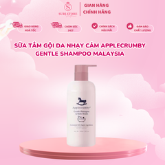 Sữa tắm gội da nhạy cảm Applecrumby Gentle Shampoo Malaysia