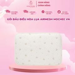 Gối đầu điều hòa lụa Airmesh Mochee VN - Thông Thoáng Tuyệt Đối, Cho Bé Ngủ Ngon