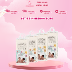 Set 6 bịch Bỉm Beeboo Elite
