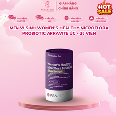 Men vi sinh Women's Healthy Microflora Probiotic Arravite Úc - 30 viên