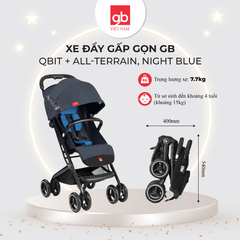 Xe đẩy gấp gọn GB Qbit All Terrain Đức