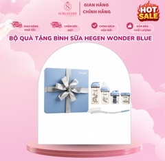 Bộ quà tặng bình sữa Hegen Wonder Blue Collection Singapore