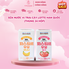 Sữa nước vị trái cây Lotte Hàn Quốc (thùng 24 hộp)