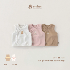 Áo gile cute baby 25B521 Embes
