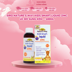 Siro Nature's Way Kids Smart Liquid Zinc Úc bổ sung kẽm  - 100ml