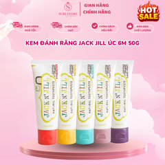 Kem đánh răng Jack Jill Úc 6M 50g