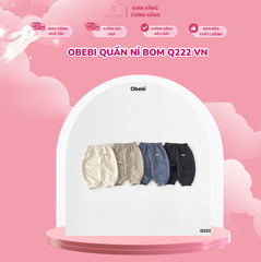 Obebi Quần nỉ bom Q222 VN